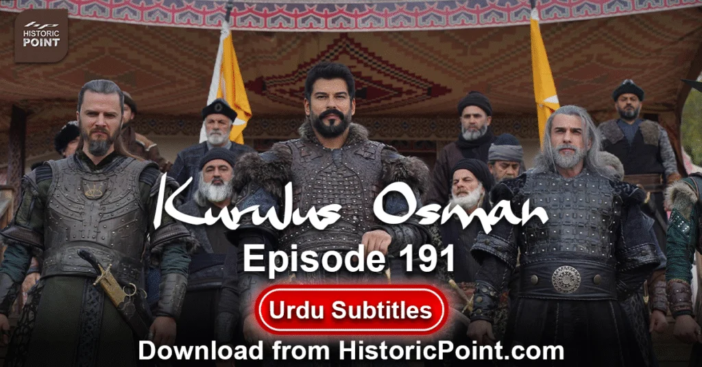 Kurulus Osman Episode 191 Urdu Subtitles